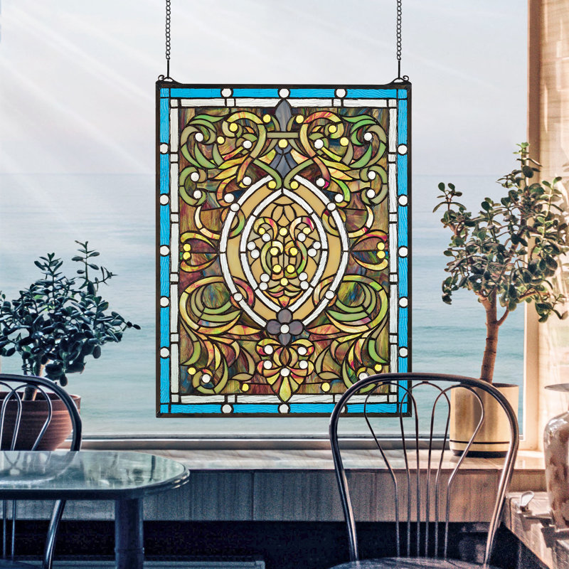 Design Toscano Beguiled Tiffany Stained Glass Window & Reviews Wayfair.ca